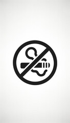 Generative AI No Smoking Illustration