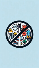 Generative AI No Smoking Illustration