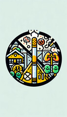 Generative AI No Smoking Illustration