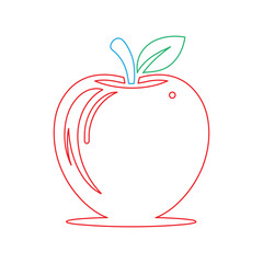 Apple vector icon. Apple icon set. apple symbols for your web design. Icon logo, app, UI. Apple Icon Vector illustration