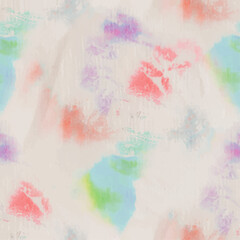 Obraz premium Tie Dye Floral. Flower Rainbow Tiedye. Blue Swirl Tie Dye. Pink 1960 Tie Die. Fabric Tiedye Pattern. Stripe Tie Dye. Seamless Vector Print. Multicolor Swirl Background. Seamless Floral Background