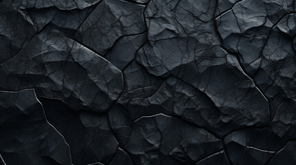 Black background stone texture with cracks