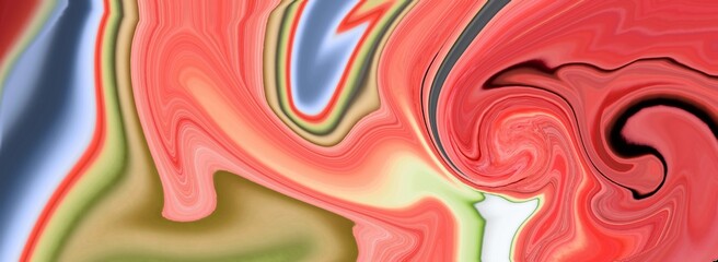 abstract background with red and yellow colors marble twist illustration