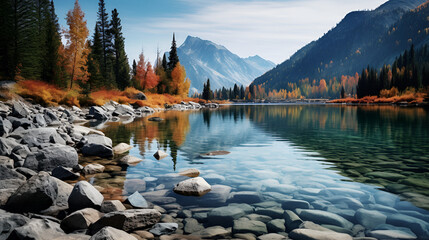 lake in the morning,,
lake in the mountains 3d wallpaper 