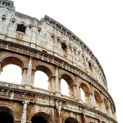 Colosseum Rome on transparent background
