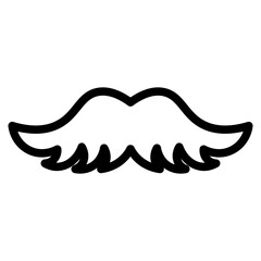 mustache line 