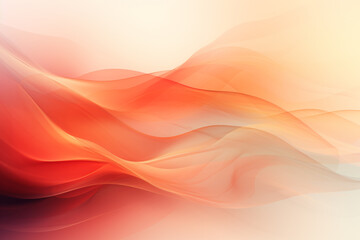 Abstract futuristic background with red wave shapes. Visualization of motion waves. Wallpaper or backdrop for modern projects