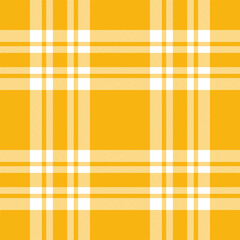 Yellow Christmas plaid seamless pattern