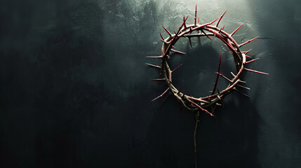 The crown of thorns of Jesus - obrazy, fototapety, plakaty
