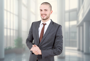 business man portrait at the office