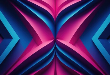 Fototapeta premium colorful geometric designs in paper