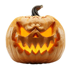 Halloween pumpkin on transparent background