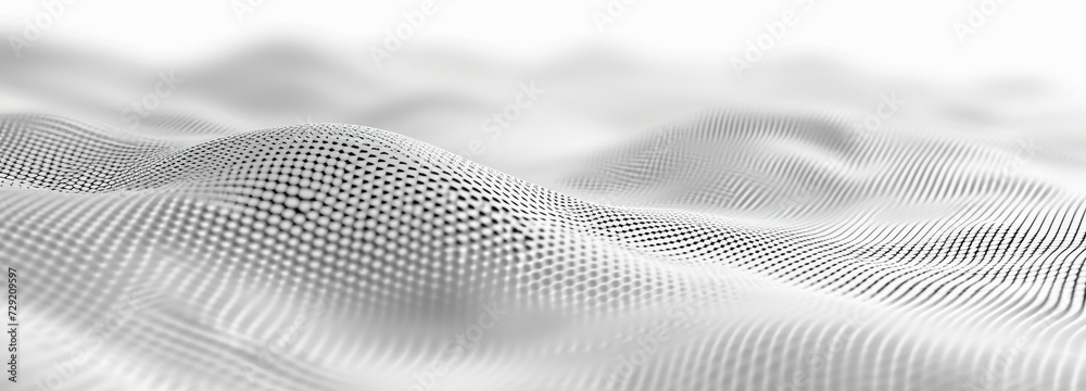 Poster vector abstract network of lines in grids and points on white background