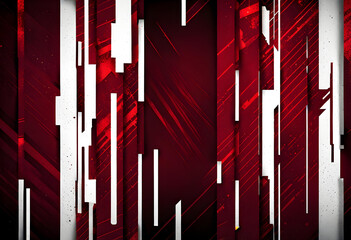 Dark red grunge stripes abstract banner