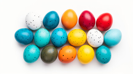 Colorful eggs for easter
