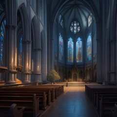 Fototapeta premium Cathedral inside