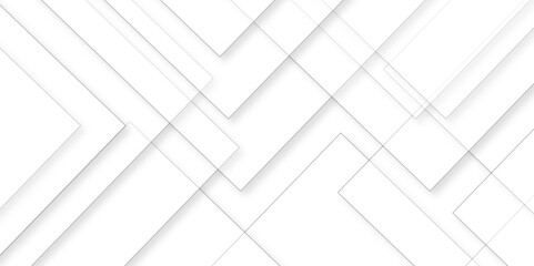 Abstract minimal geometric white and gray light banner pattern. White and grey modern minimalistic pale geometric. Geometric triangular or polygonal line shapes, stylist geometric line background. 