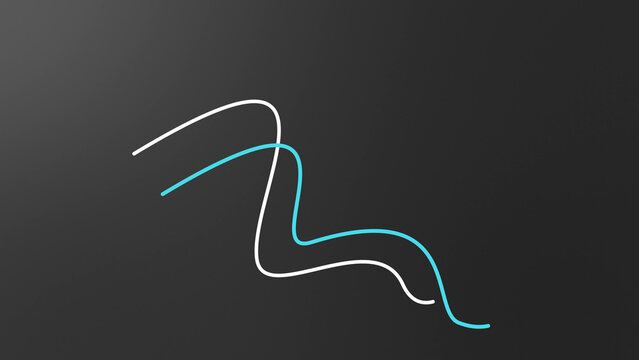 Abstract Line Movements | With Control Panel for every Scene