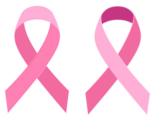 pink ribbon breast cancer awareness stock vector illustration