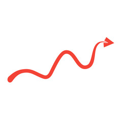 red devil tail vector element