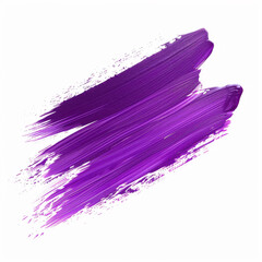 purple watercolor brush strokes isolated on a white background