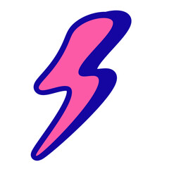 color icon abstract shape in vector. template for logo sign sticker design in flat style