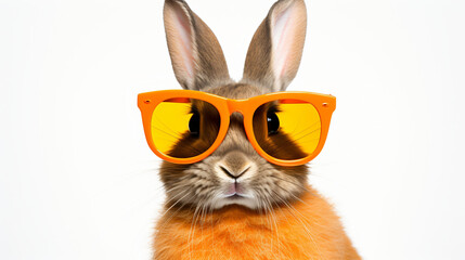Easter rabbit with sunglasses