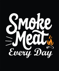 Smoking' Hot: BBQ Vector T-Shirt design