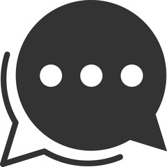 Talk bubble speech icon. Blank empty bubbles vector design elements. Chat on line symbol template. Dialogue balloon sticker silhouette. 