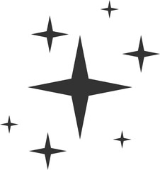 Obraz premium Galaxy stars vector icon. Design element.