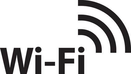 Wi Fi symbol signal connection. Vector wireless internet technology sign. Wifi network communication icon. - obrazy, fototapety, plakaty