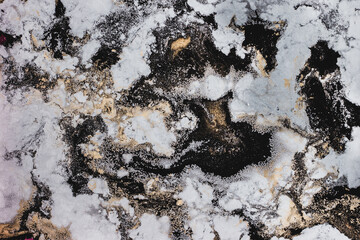 Elegant marble texture with gold accents