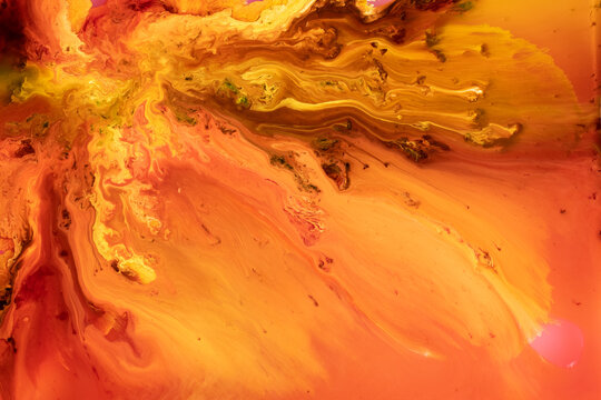 Abstract warm-toned marble texture with fluid patterns