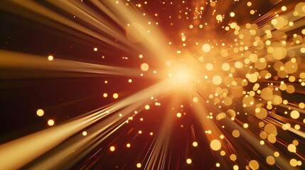 Fototapeta premium Technology screen with abstract high speed technology POV motion blur : Generative AI