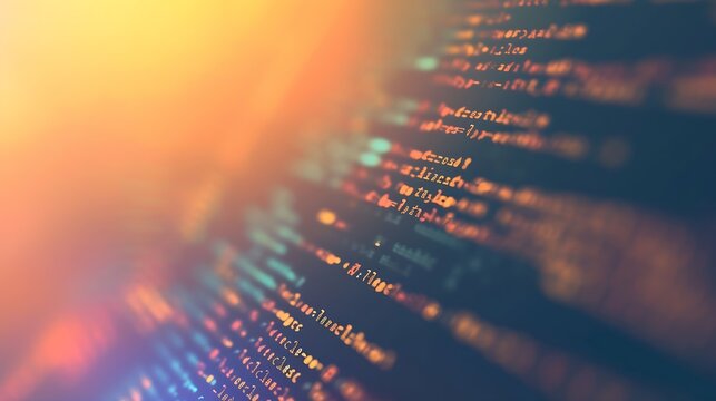 Notebook closeup photo. CSS, JavaScript and HTML usage. Monitor closeup of function source code. Abstract IT technology background. : Generative AI