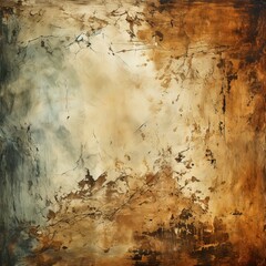 Fototapeta na wymiar Rusted wall texture background, generative ai.