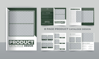 Vector product catalog layout fashion and multipurpose portfolio catalog template furniture product