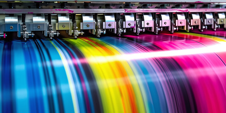 office or professional plotter lag format photocopier or printer with color ribbons for high quality printing services.