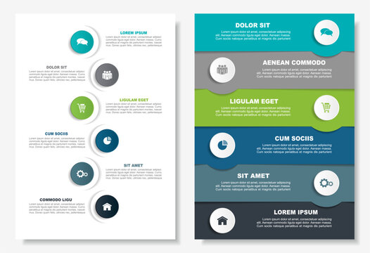 Infographic design template with place for your data. Vector illustration.