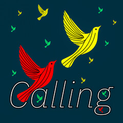 illustration of a bird