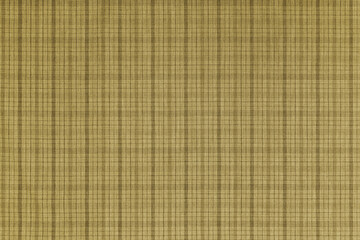 Yellow checkered texture fabric, tartan pattern. Shirt fabric, tablecloth textile, linen plaid cloth, classic scottish check pattern. Backdrop, wallpaper, background.