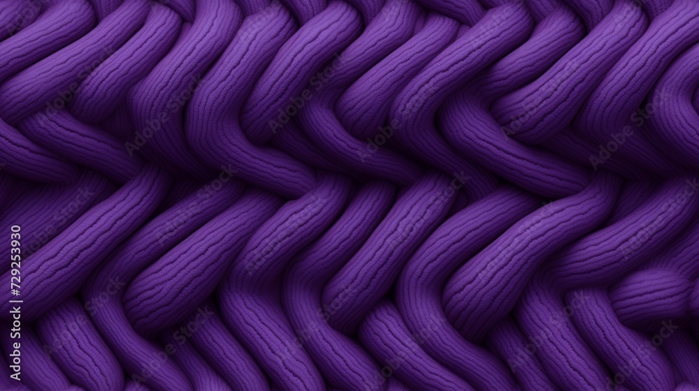 Poster Knitted and intertwined texture of yarn. pattern Generative AI