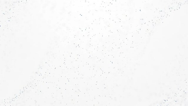 Soft Flowing Particles White Loop Background
