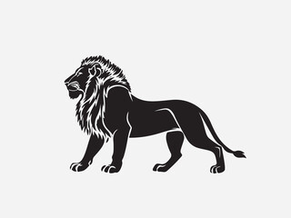 illustration of a lion silhouette