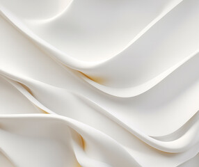 White curve background, GenerativeAI luxury white background