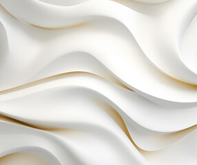 Obraz premium White curve background, GenerativeAI luxury and elegance background