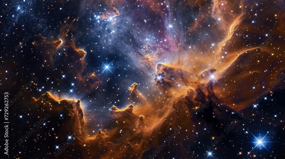 Poster photo concept of the ngc 6520 star cluster, highlighting its dense core and stellar population gener