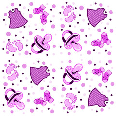 Pattern baby girl