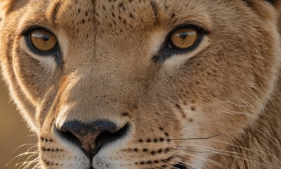 Fototapeta premium Majestic Prowl: Leopard Sanctuary Drama in Savannah's Wilderness