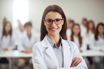 Fototapeta premium doctor and physician person concept